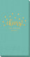 Confetti Dots Cheers Guest Towels Image 1 of 4